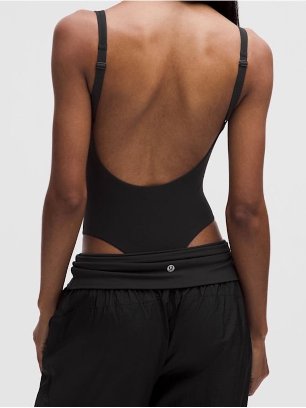 Lululemon Wundermost Mesh Low-Scoop-Back Bodysuit features a size large - Picture 4 of 8